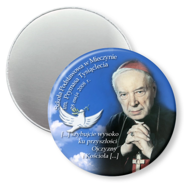 przypinka magnes Szkoła Podstawowa w Mieczynie