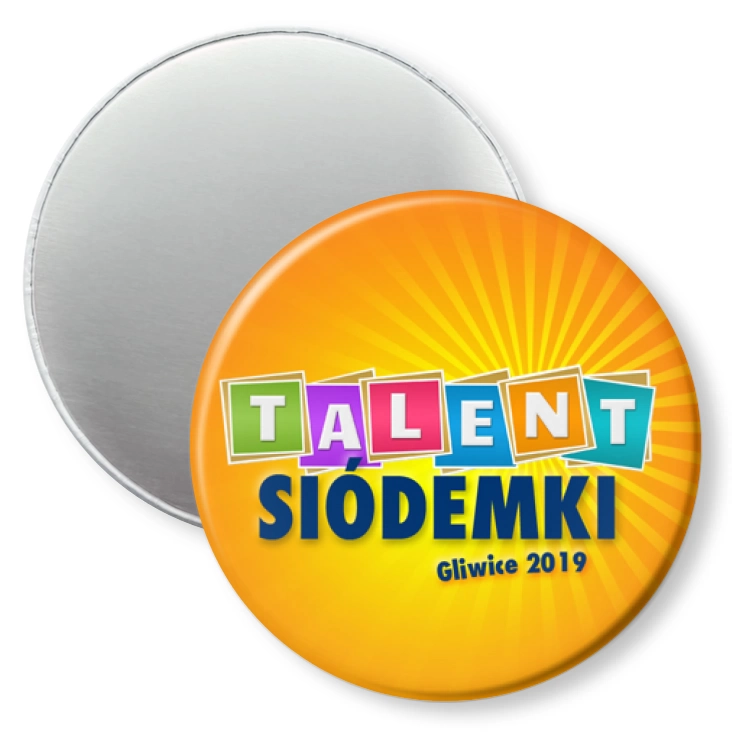 przypinka magnes Talent siódemki