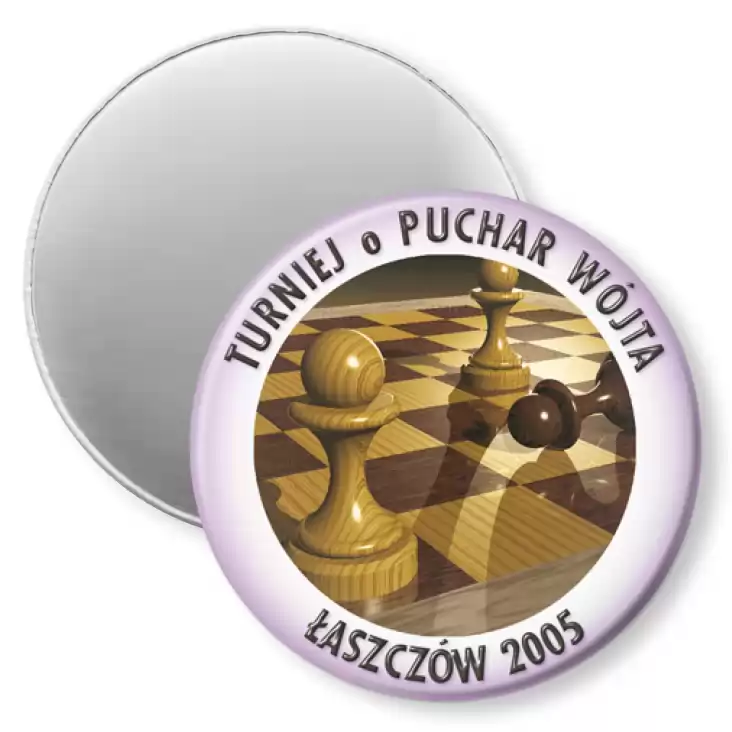 przypinka magnes Turniej o puchar wójta - Łaszczów 2005