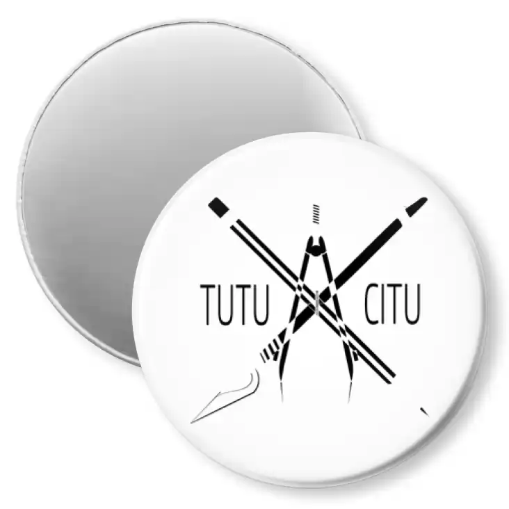 przypinka magnes Tutucitu logo