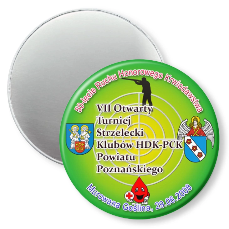 przypinka magnes VII Turniej Strzelecki HDK-PCK