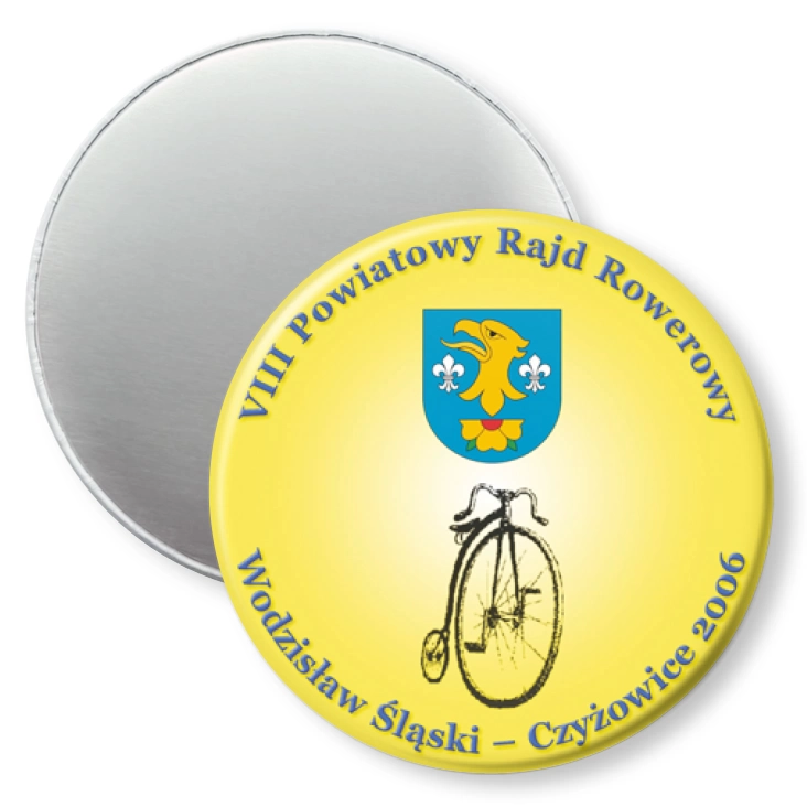 przypinka magnes VIII Powiatowy Rajd Rowerowy