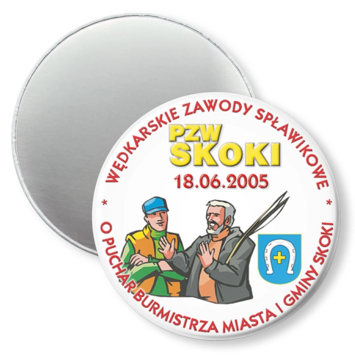 przypinka magnes Wędkarskie Zawody Spławikowe 2005