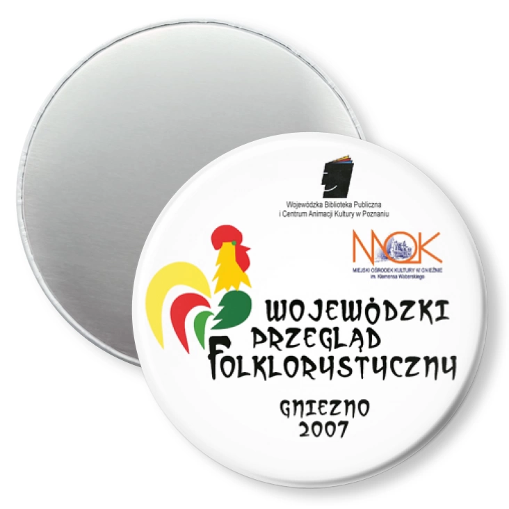 przypinka magnes Wojewódzki Przegląd Folklorystyczny - Gniezno 2007