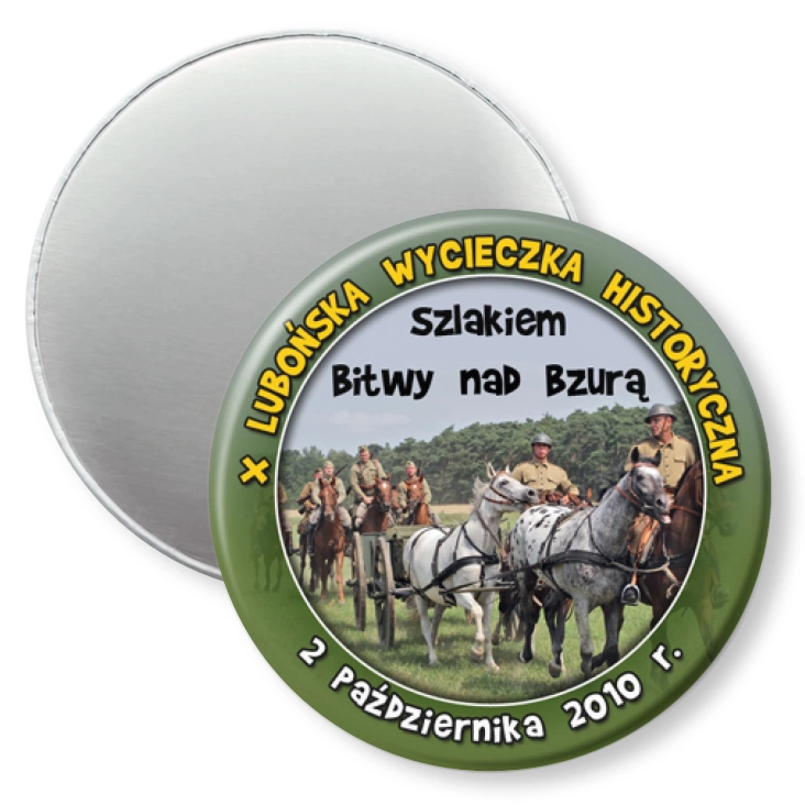 przypinka magnes X Lubońska Wycieczka Historyczna