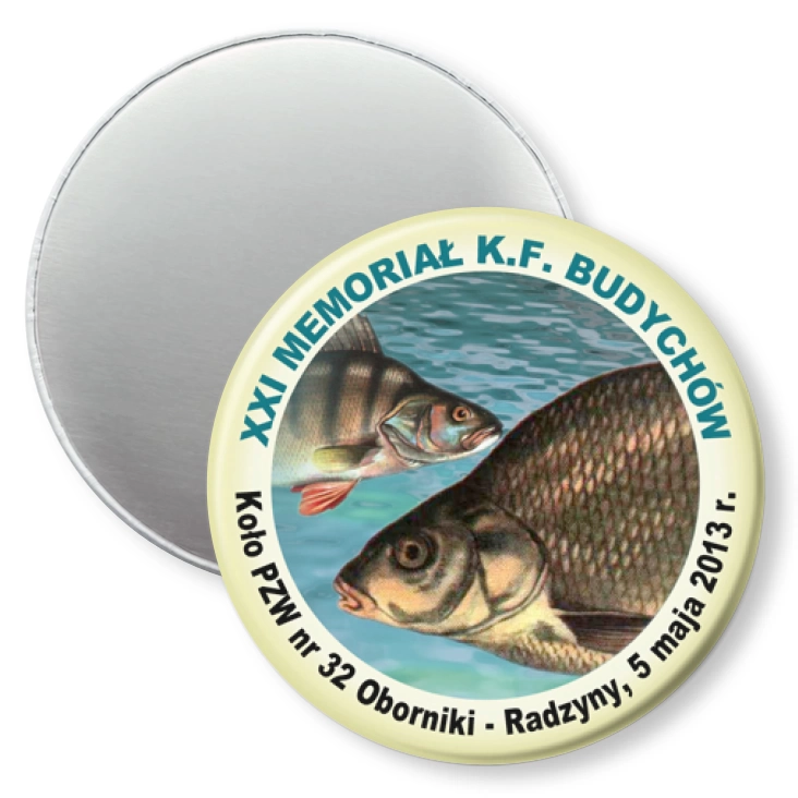 przypinka magnes XXI Memoriał K.F. Budychów