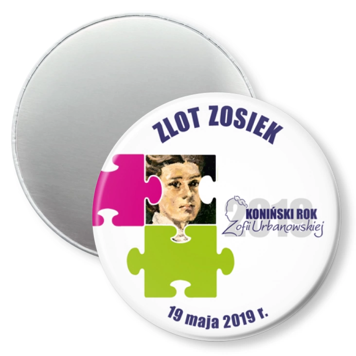 przypinka magnes Zlot Zosiek 2019