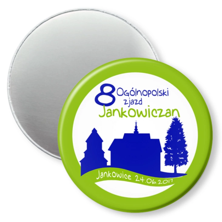 przypinka magnes 8 Ogólnopolski Zjazd Jankwiczan