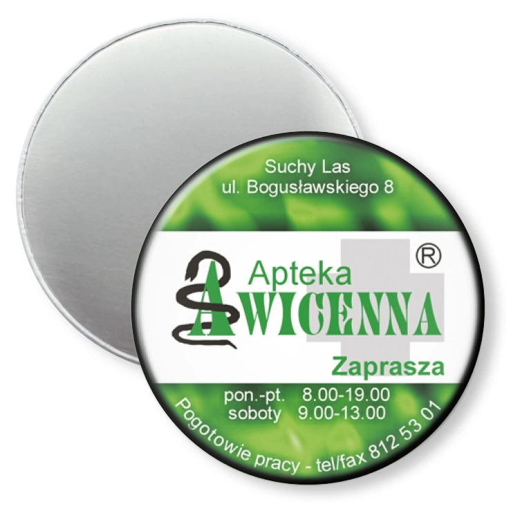 przypinka magnes Apteka Awicenna