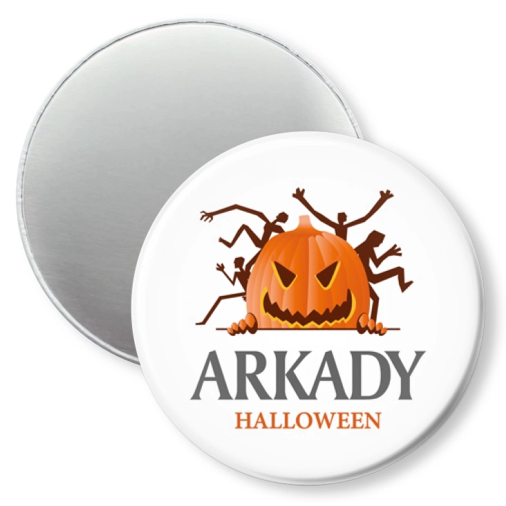 przypinka magnes Halloween white