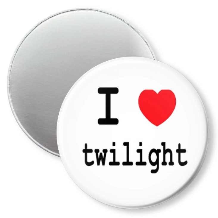 przypinka magnes I love twilight
