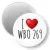 Przypinka magnes I love WBO 269