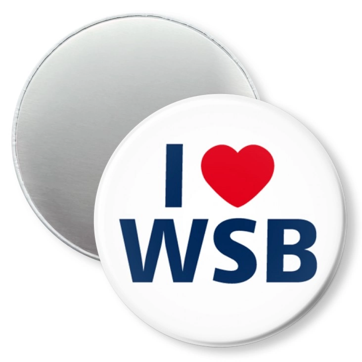 przypinka magnes I love WSB