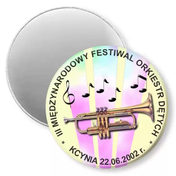 przypinka magnes III Międzynarodowy Festiwal Orkiestr Dętych
