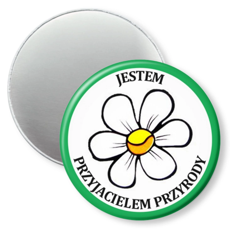przypinka magnes Jestem Przyjacielem Przyrody