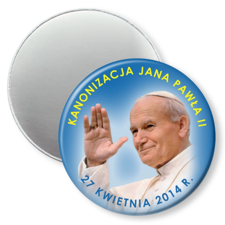 przypinka magnes Kanonizacja Jana Pawła II