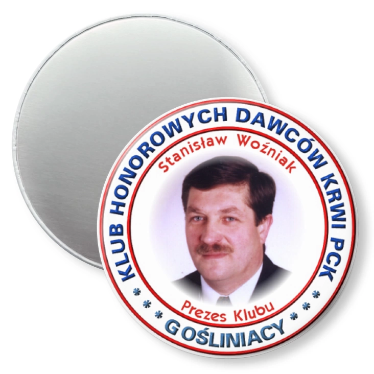 przypinka magnes Klub Honorowych Dawców Krwi PCK