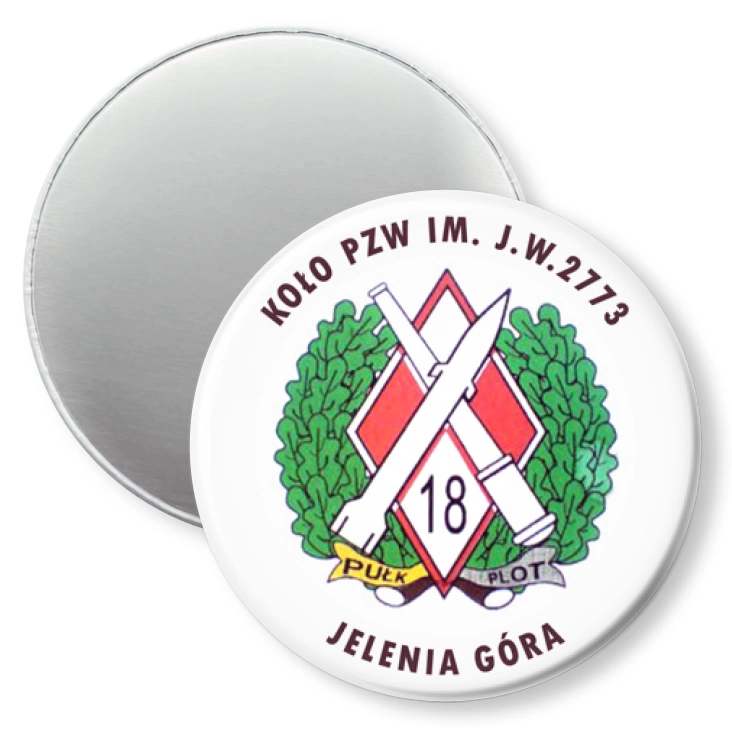 przypinka magnes Koło PZW Jelenia Góra