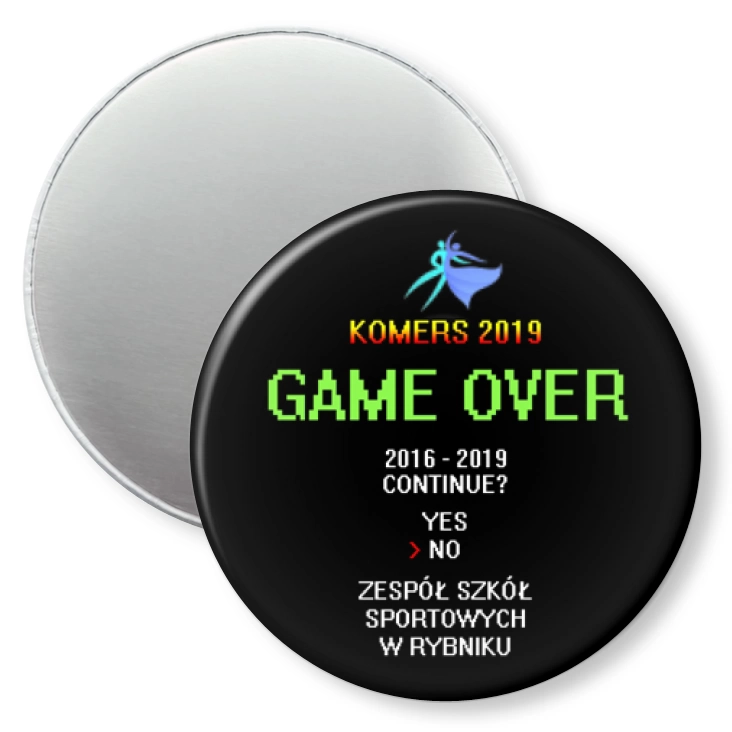 przypinka magnes Komers 2019