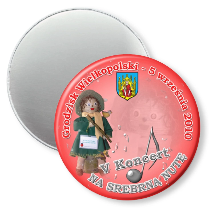 przypinka magnes Koncert Na Srebrną Nutę 2010