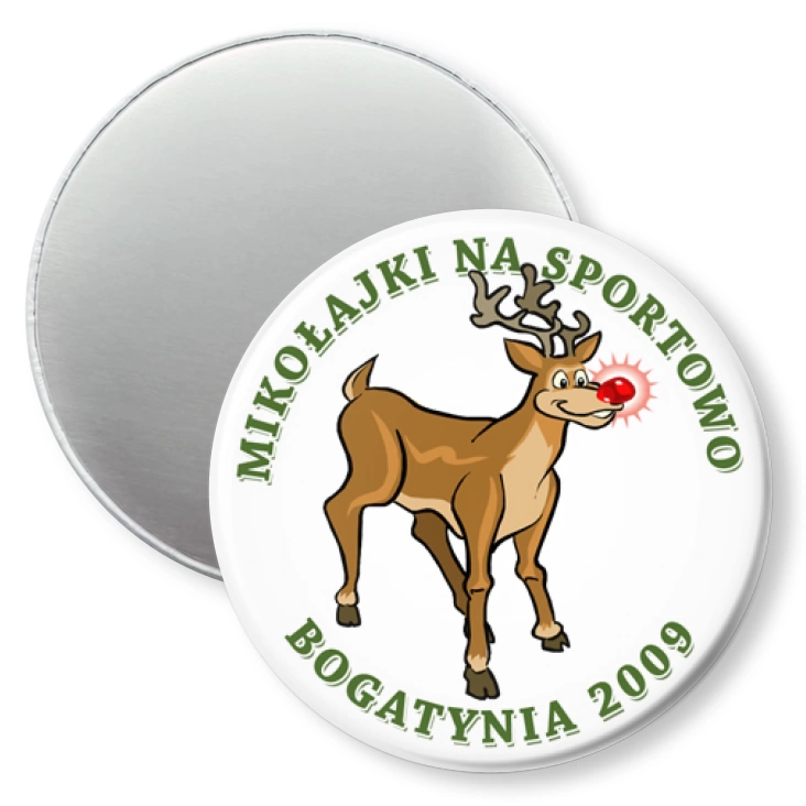 przypinka magnes Mikołajki Bogatynia F
