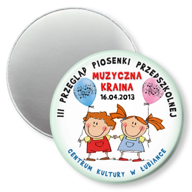 przypinka magnes Muzyczna Kraina 2013