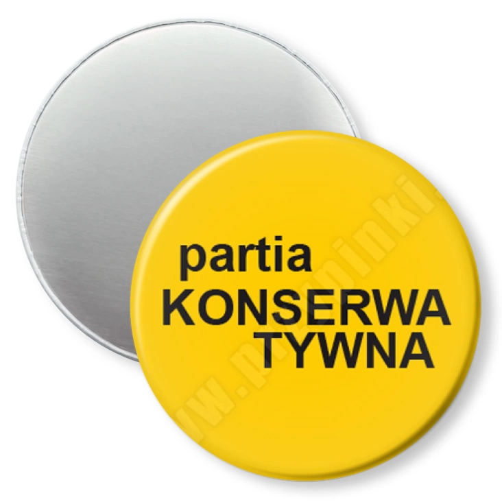 przypinka magnes Partia konserwatywna
