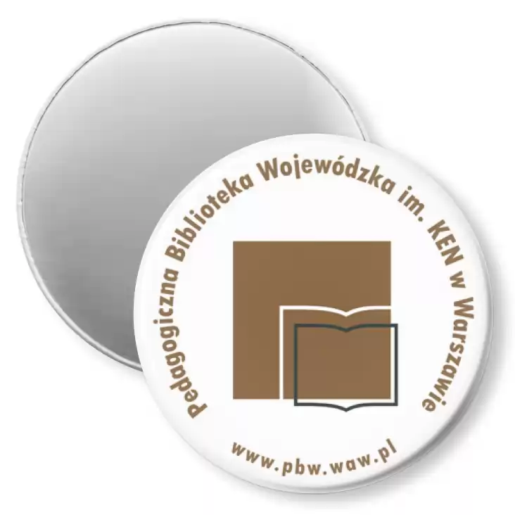 przypinka magnes Pedagogiczna Biblioteka Wojewódzka w Warszawie