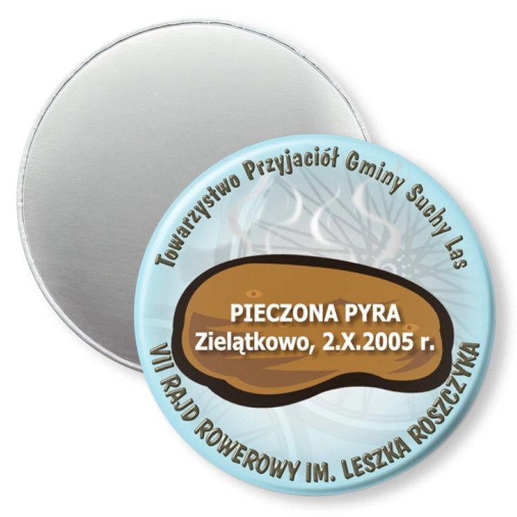 przypinka magnes Pieczona Pyra 2005