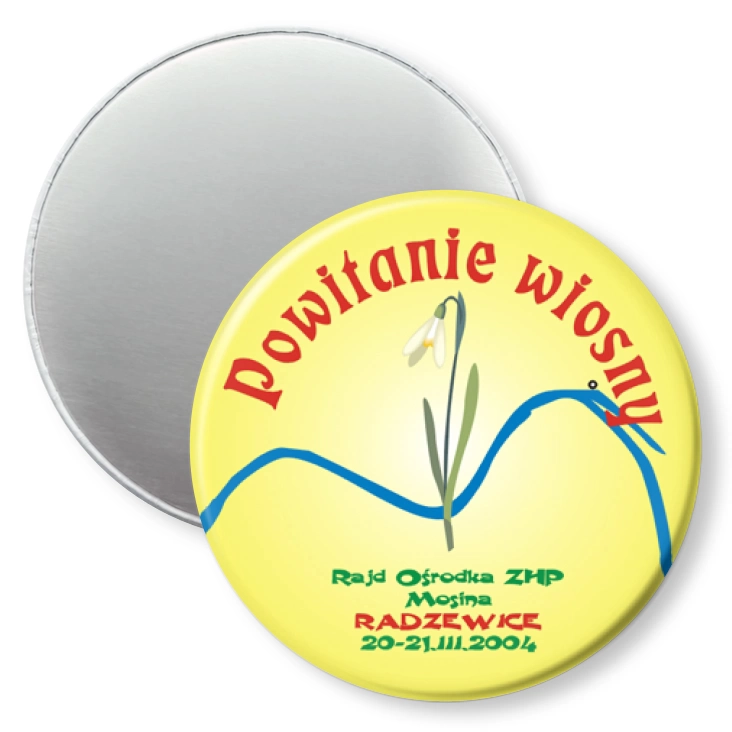przypinka magnes Powitanie wiosny