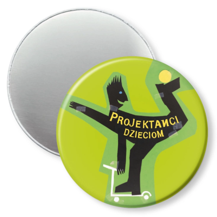 przypinka magnes Projektanci dzieciom B