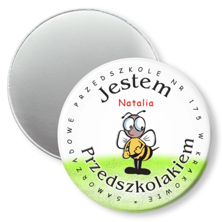 przypinka magnes Przedszkole nr 175 w Krakowie