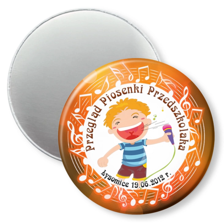 przypinka magnes Przegląd Piosenki Przedszkolaka