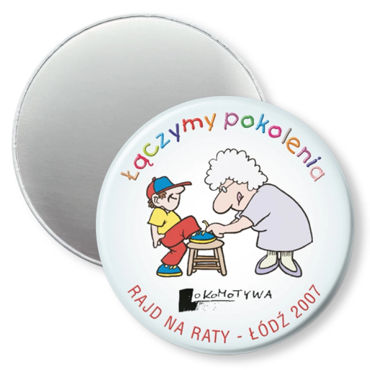 przypinka magnes Rajd na raty 1