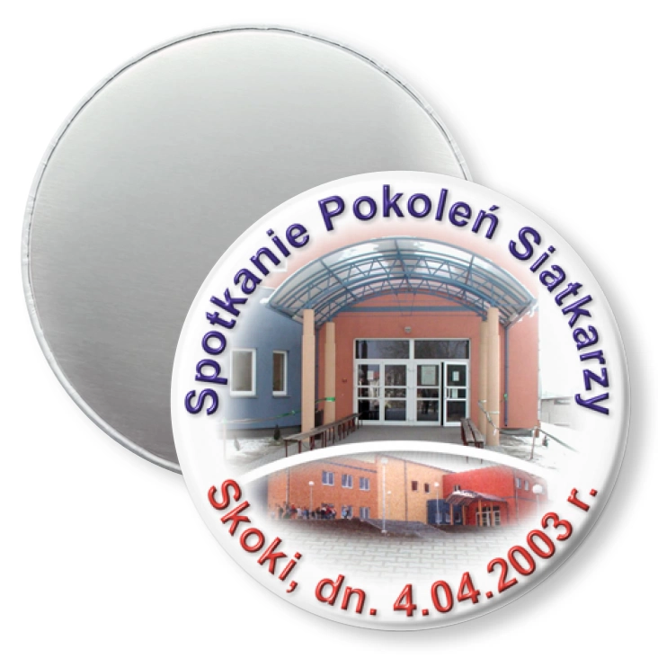 przypinka magnes Spotkanie Pokoleń Siatkarzy
