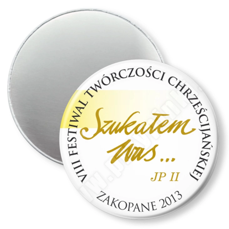 przypinka magnes VIII Festiwal Twórczości Chrześcijańskiej - Zakopane 2013