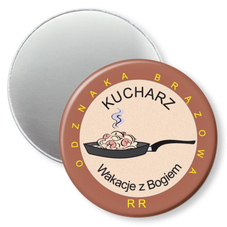 przypinka magnes Wakacje z Bogiem - Kucharz