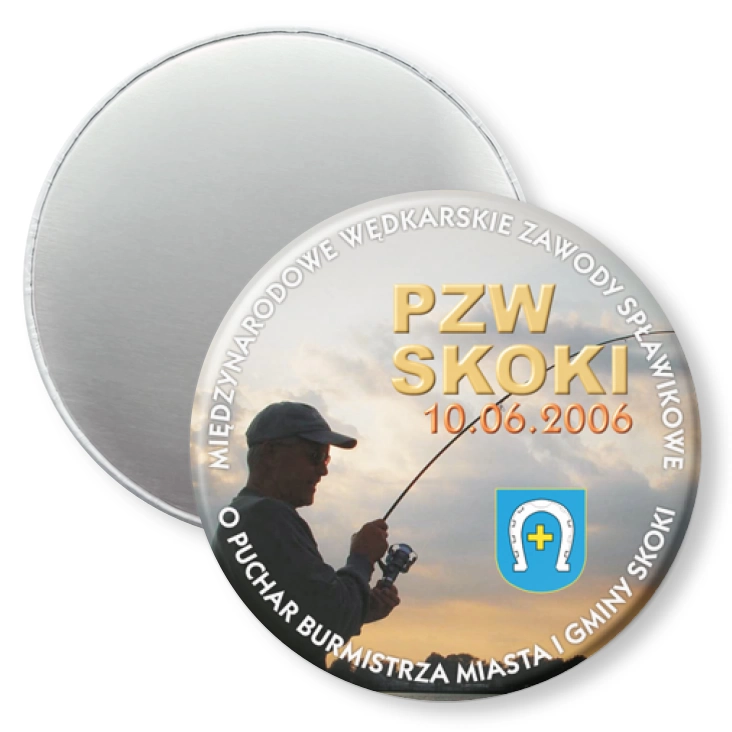 przypinka magnes Wędkarskie Zawody Spławikowe 2006