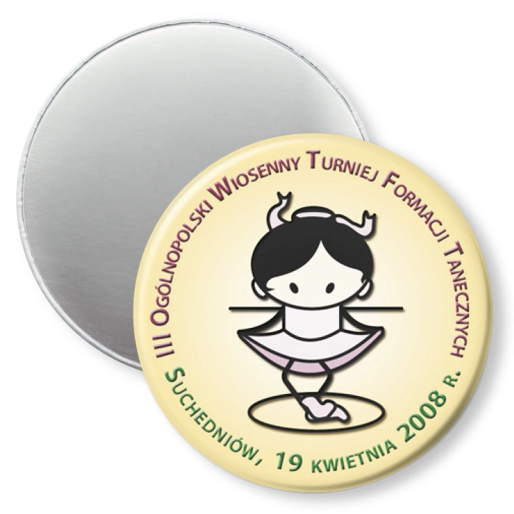 przypinka magnes Wiosenny Turniej Formacji Tanecznych