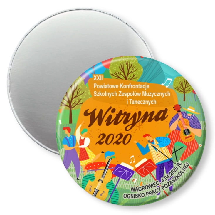 przypinka magnes Witryna 2020