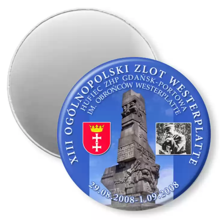 przypinka magnes XIII Ogólnopolski Zlot Westerplatte
