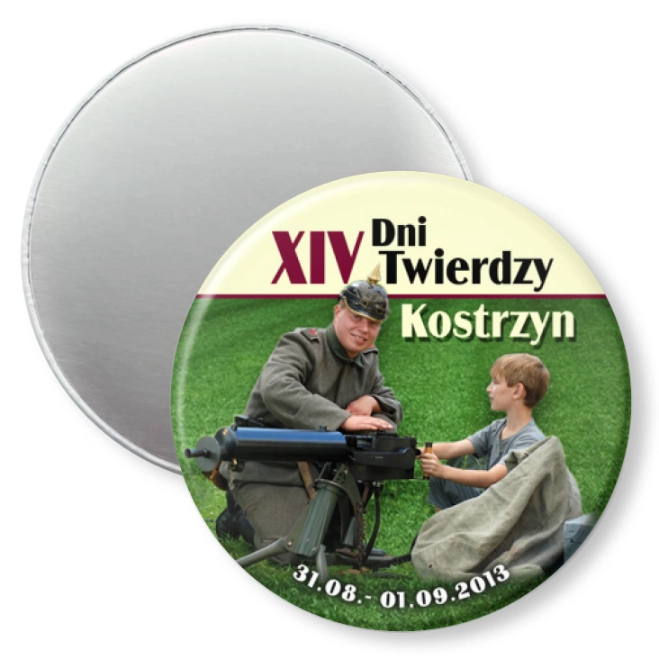przypinka magnes XIV Dni Twierdzy Kostrzyn