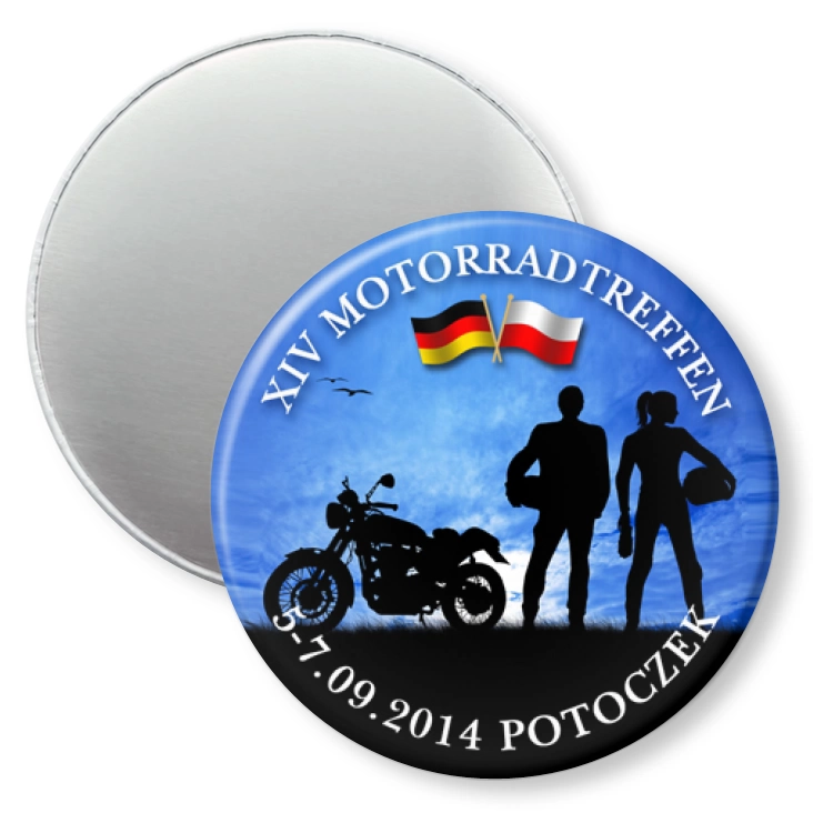 przypinka magnes XIV Motorrad Treffen