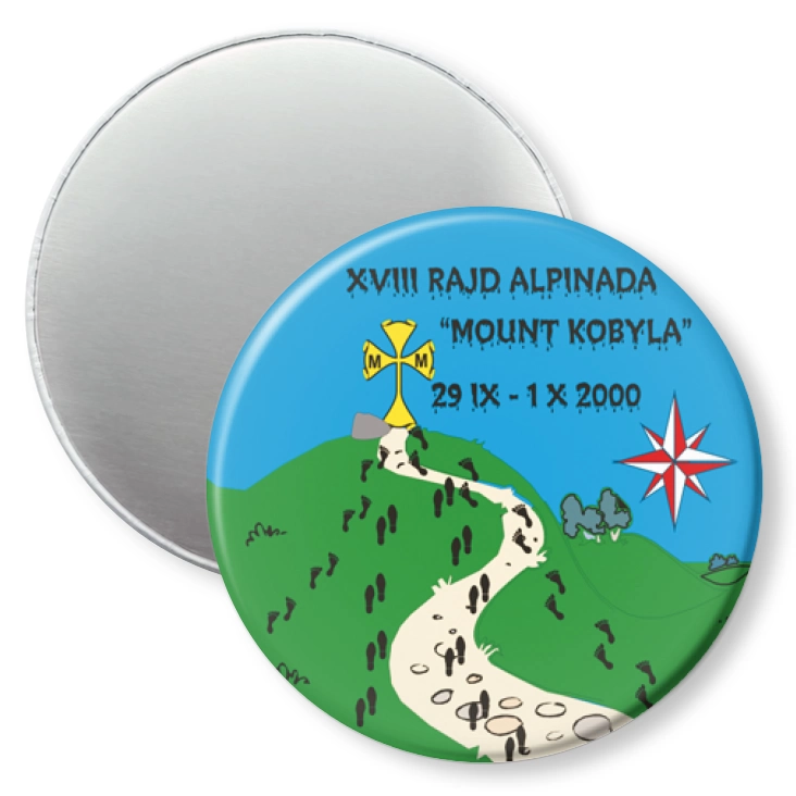 przypinka magnes XVIII Rajd Alpinada Mount Kobyla