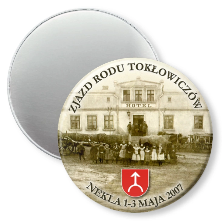 przypinka magnes Zjazd Rodu Tokłowiczów