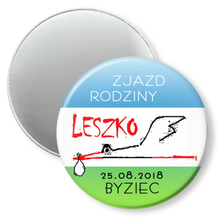 przypinka magnes Zjazd rodziny
