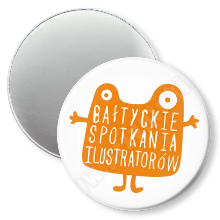 przypinka magnes Bałtyckie Spotkania Ilustratorów