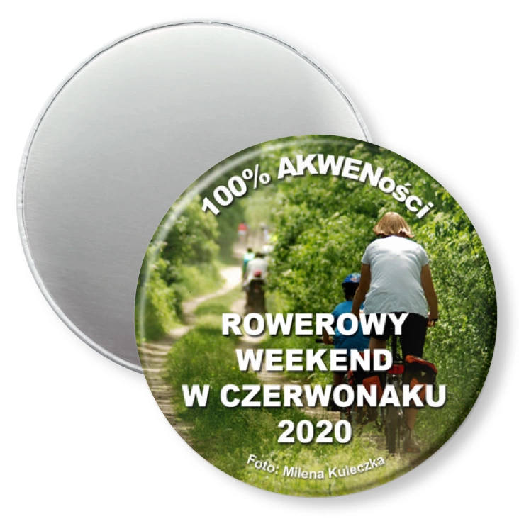 przypinka magnes 100% AKWENości
