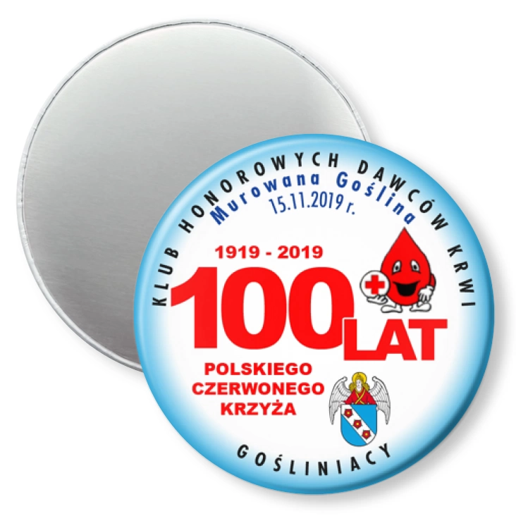 przypinka magnes 100 lat PCK