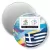 Przypinka magnes 300 dni do Euro - II Piłkarska Gra Miejska - Grecja